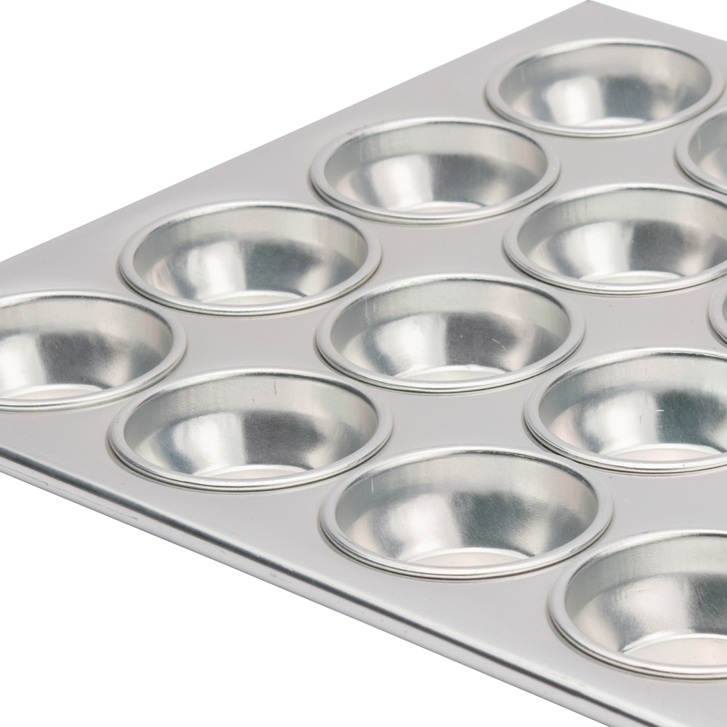 Browne 5811624 Muffin Pan, 24 Cup Muffin Pan, Aluminum Muffin Pan