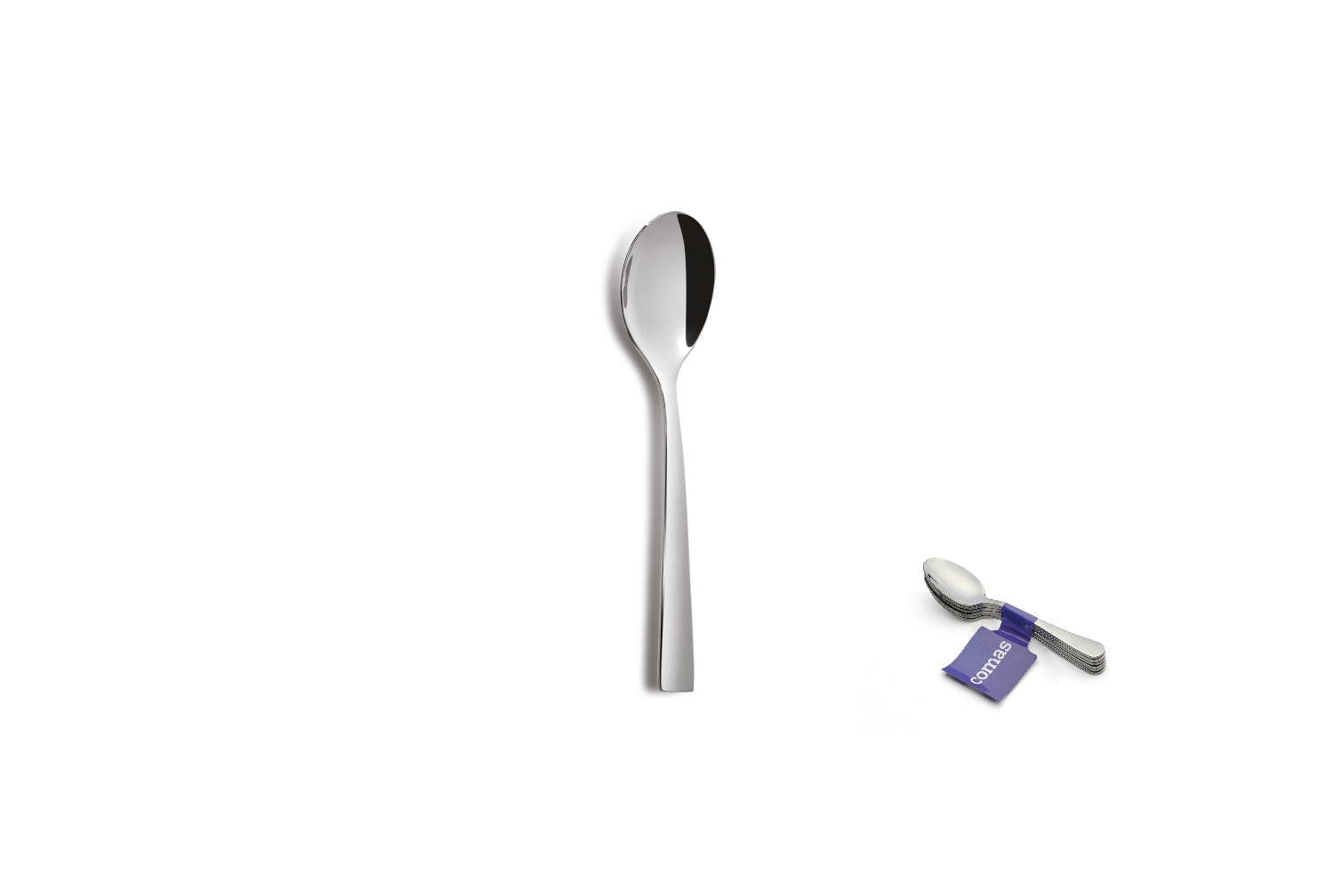 Comas Film 6 Tea Spoon Madrid 18/10 Stainless Steel 3mm Silver (1197)