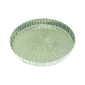Louis Tellier Gobel Perforated Fluted Tart Mold  Dia 10 1/4'' X 1''H (126335)