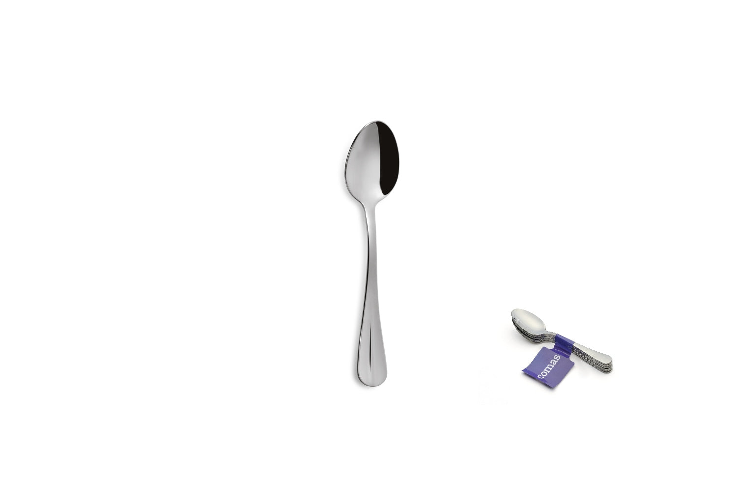 Comas Film 6 Tea Spoon Granada Xl 18/10 Stainless Steel 2.5mm Silver (1604)