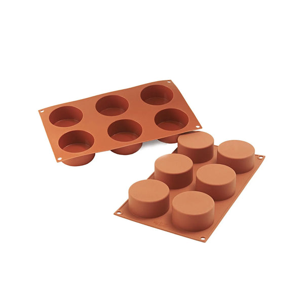 Louis Tellier Silikomart - Cylinder  Red Mold 6 Units (SF127)