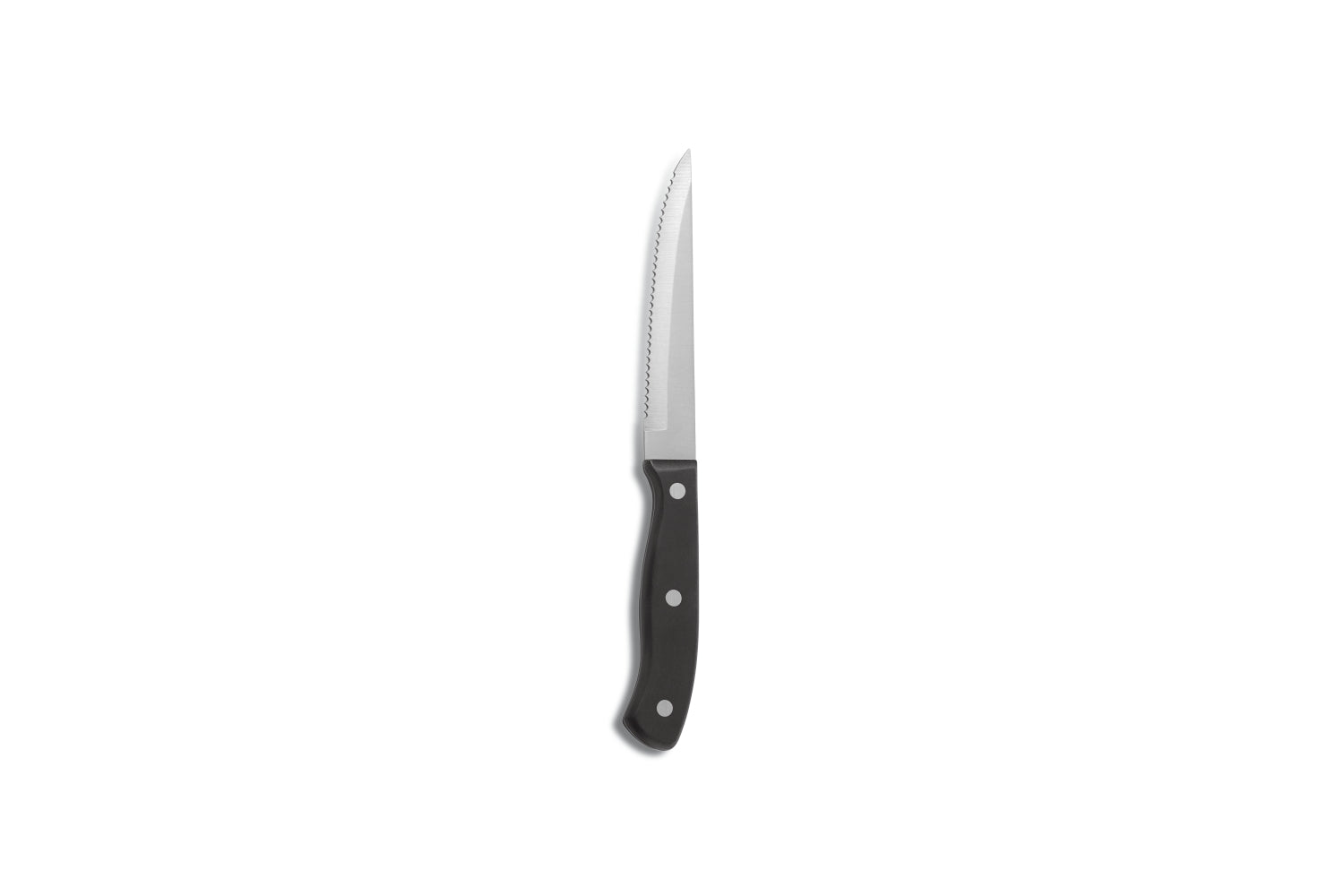 Comas Big Black Steak Knife Chuletero Eco Stainless Steel Silver (3002)