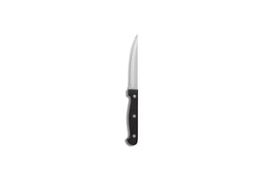 Comas Black Thin Steak Knife Chuletero Eco Stainless Steel Silver (3004)