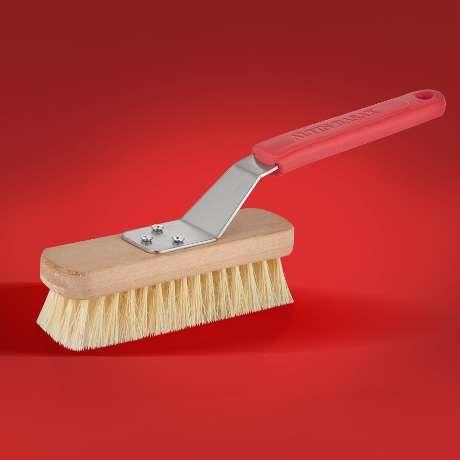 ABM Short Pizza Oven Brush With Natural Bristle 16x4.5cm (A 320NL 01)