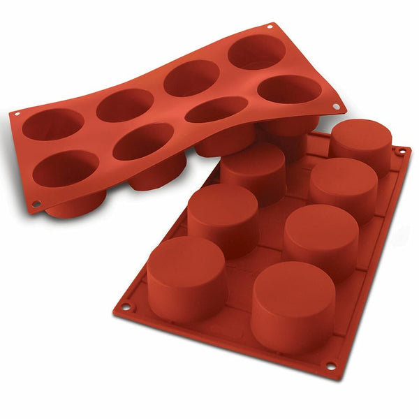 Louis Tellier Silikomart - Cylinder  Red Mold 6 Units (SF127)