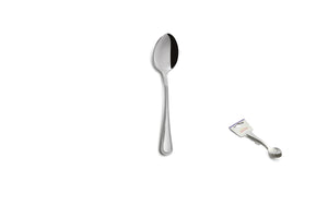 Comas Tie 6 Tea Spoon Bilbao S 18/10 Stainless Steel 1.8mm Silver (4540)