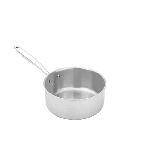 Browne Thermalloy Sauce Pan, Tri-Ply, 8.66"/22cm, 4qt/3.78l,Stainless Steel (5724214)