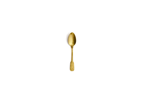 Comas Tea Spoon Versailles 18/10 Stainless Steel 3.5mm Satin Gold (5743)