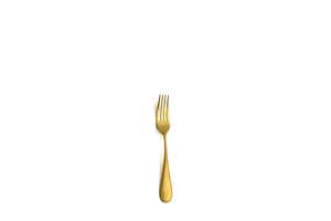 Comas Cake Fork Contour 18/10 Stainless Steel 4mm Vintage Gold (5789)