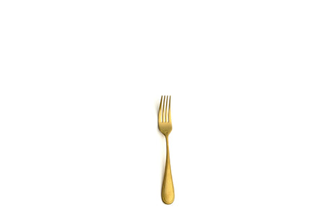 Comas Cake Fork Contour 18/10 Stainless Steel 4mm Vintage Gold (5789)