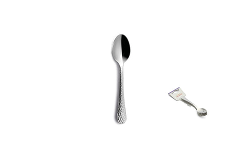 Comas Tie 6 Tea Spoon Luna 18/10 Stainless Steel 1.8mm Silver (7159)