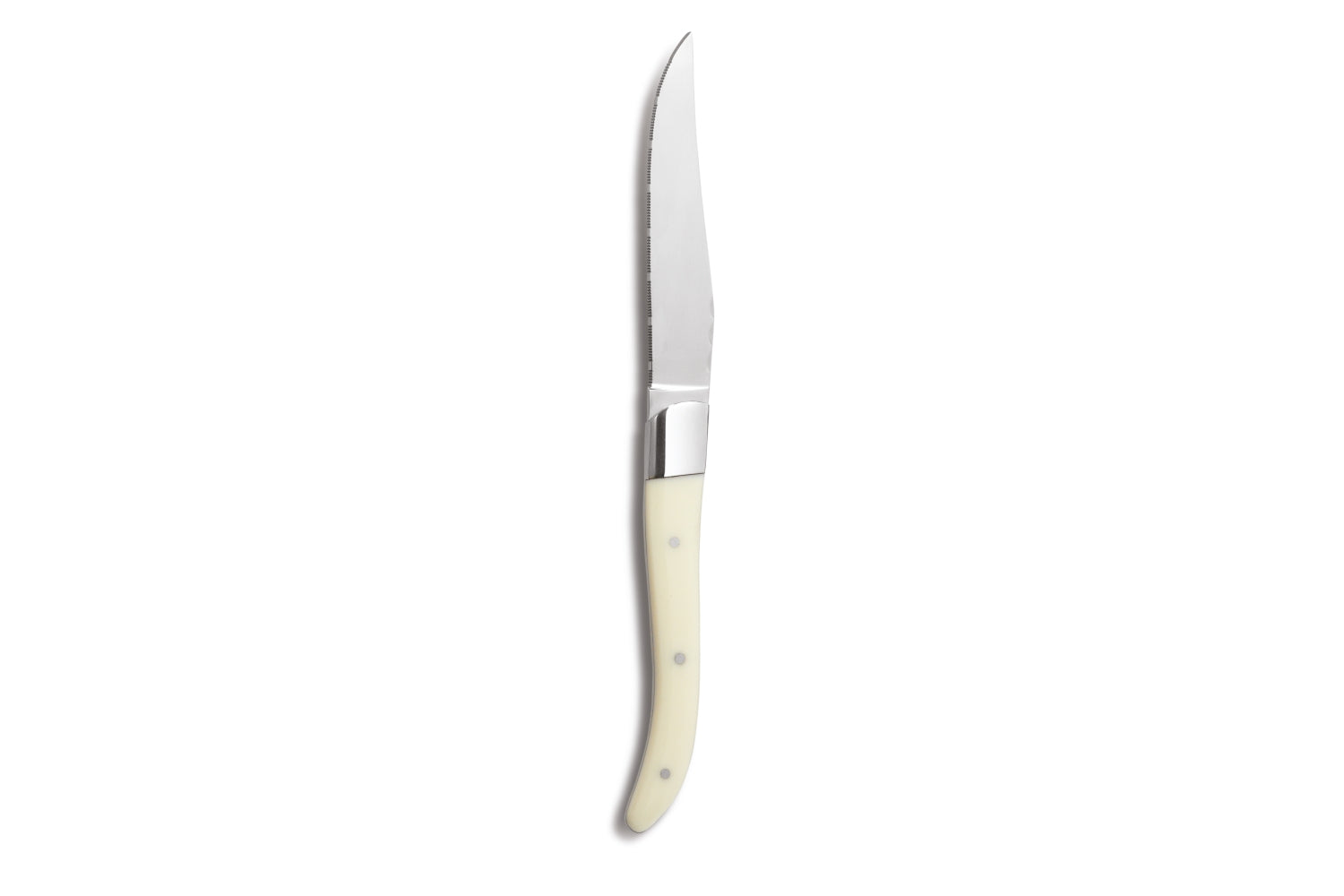 Comas Acr  White Steak Knife Chuletero Hq 18/10 Stainless Steel (7442)