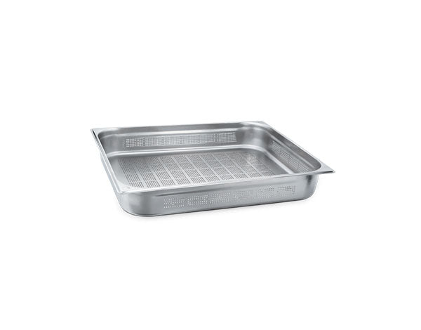 KAPP HS Gastro Perforated Food Pan 2/1 25x20" - 1.5" 30921040 (Pack of 10)