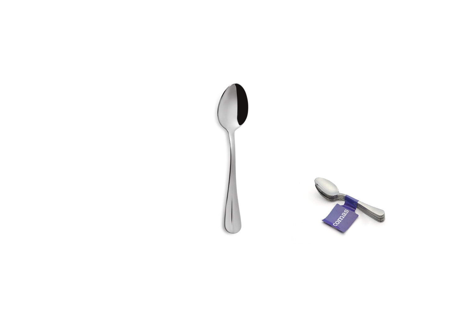 Comas Film 6 Coffee/moka Spoon Granada S 18/10 Stainless Steel 1.8mm Silver (8088)