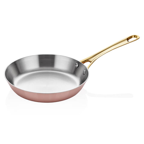 ABM Multi Metal Copper Round Frying Pan 24cm(A 101KT 24)