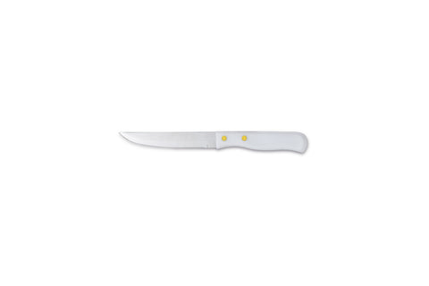 Comas Plastic Handle 0.9mm Sharp Blade Steak Knife Blister Basic Knives Stainless Steel Ivory (F02008)