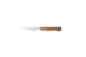 Comas Ash Wood Handle 0.9mm Steak Knife Blister Basic Knives Stainless Steel Silver/brown (F03023)