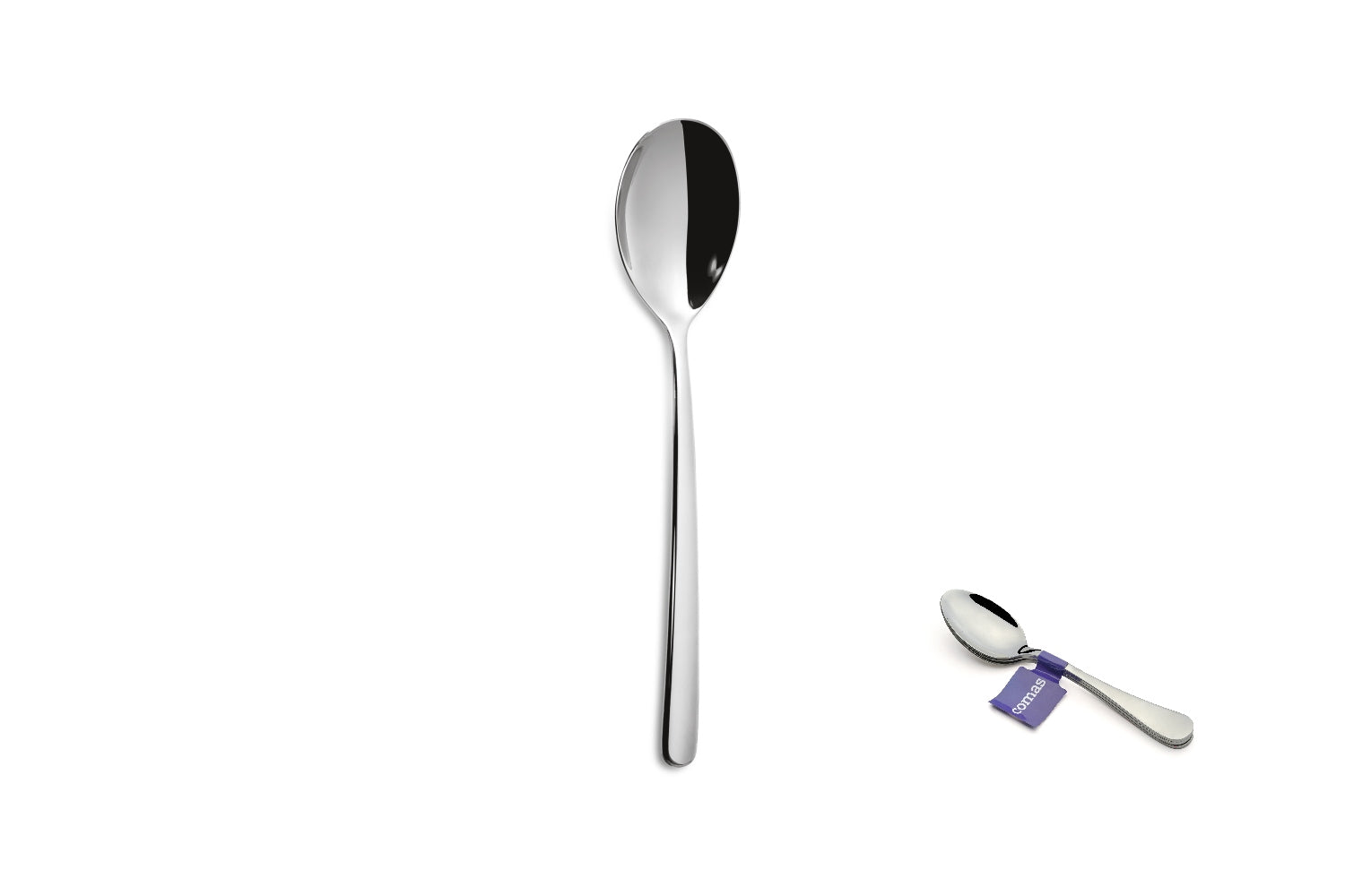 Comas Film 3 Dessert Spoon Cuba 18/10 Stainless Steel 3mm Silver (M2759)