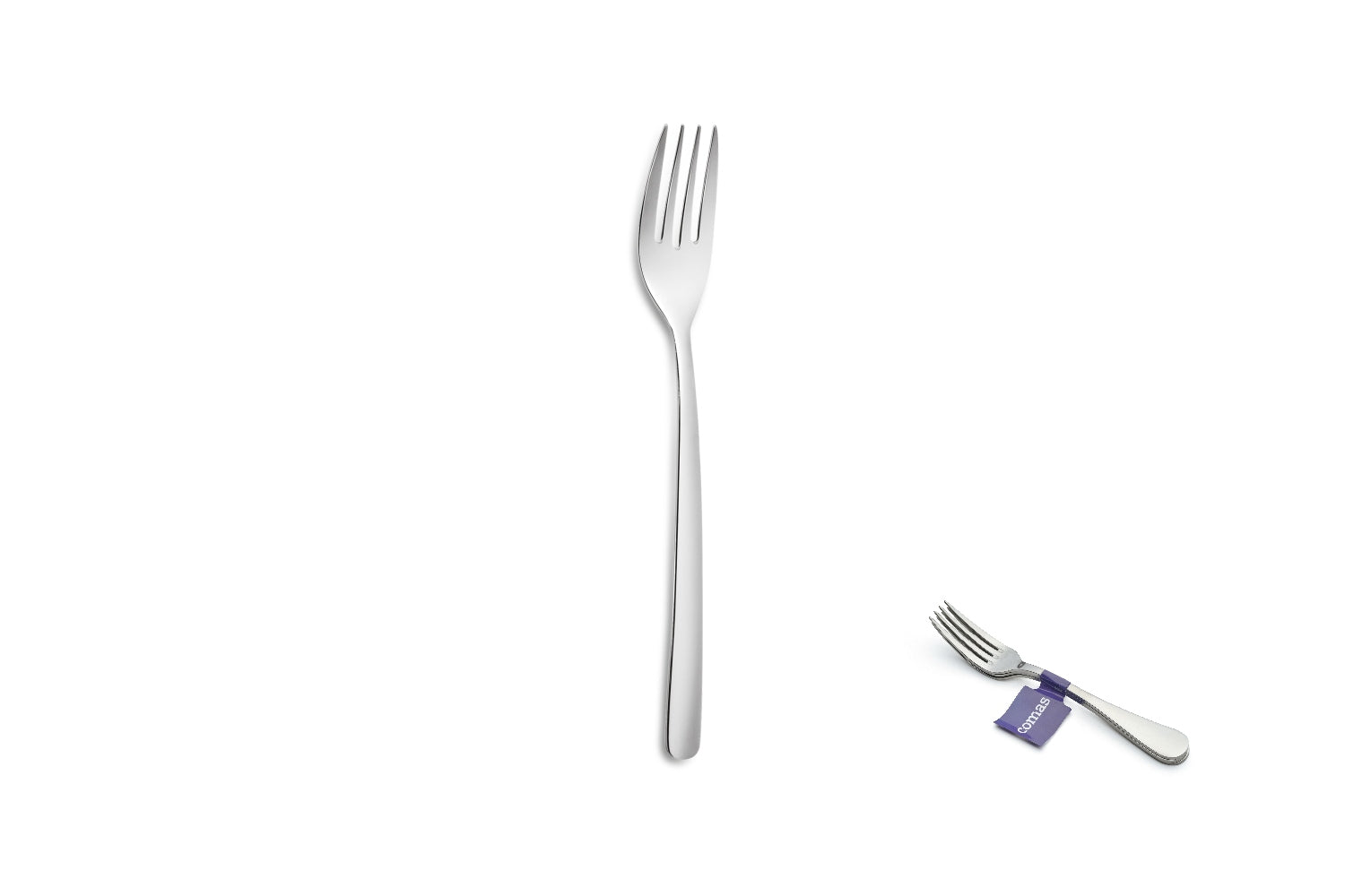 Comas Film 3 Dessert Fork Cuba 18/10 Stainless Steel 3mm Silver (M2760)