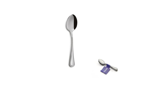 Comas Film 6 Tea Spoon Bilbao S 18/10 Stainless Steel 1.8mm Silver (M4541)