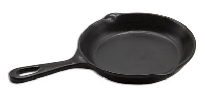 Adrier Matte Black Large Round Pan - 23 Cm Ø X 3.6 Cm High With 33 Cm Handle (MLP2233-MBK)