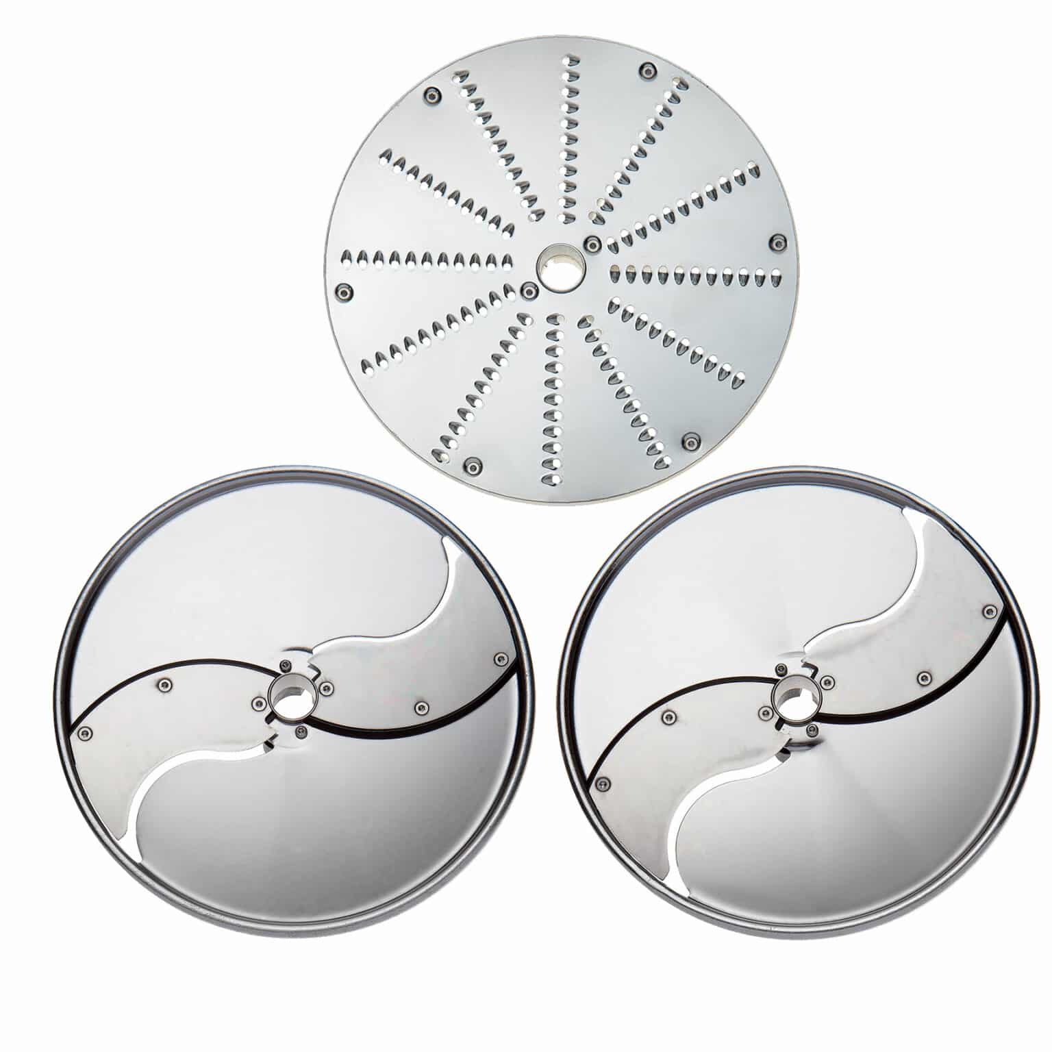 Eurodib Dito Sama, Bistrot Pack, Disc Set Containing One Each of: C2sx 5/64" (2mm) Slicing Disc, C5sx 3/16" (5mm) Slicing Disc, J2x 5/64" (2mm) (650092)