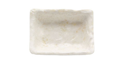 Adrier White Marble Small Rectangular Dish - 9 X 7 X 2.5 Cm (RCTSP97-MWH)