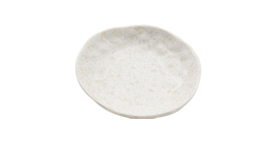 Adrier White Marble Small Round Dish - 14 Cm Ø X 2.7 Cm High (RNDD14-MWH)