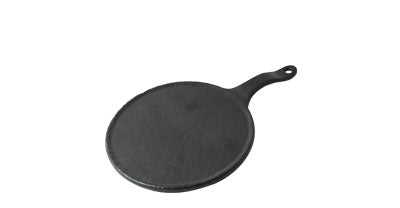 Adrier Matte Black Small Round Platter - 20 Cm Ø + 10 Cm Handle (RNDPH2030-MBK)