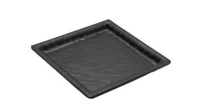 Adrier Matte Black Small Square Plate - 14.5 X 14.5 X 2 Cm (SQP1414-MBK)