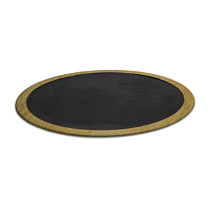 Adrier Madera/negro Round Display tray - 30 Cm (TTRDP30-WS)