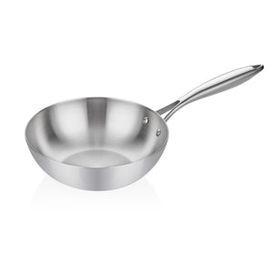 ABM Elite Multi Metal Steel Wok Pan 24cm (A 105WK 24)