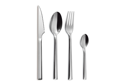 Comas 16 Pieces Table Top Alida 18/10 Stainless Steel 2mm Silver(8245)