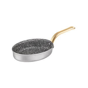 ABM Alum Granite Mini Oval Omelet Pan 11*17cm (A 117OT 17)