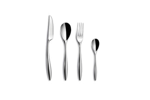 Comas 16 Table Top Pieces Baobab 18/10 11mm Stainless Steel Silver(9781)