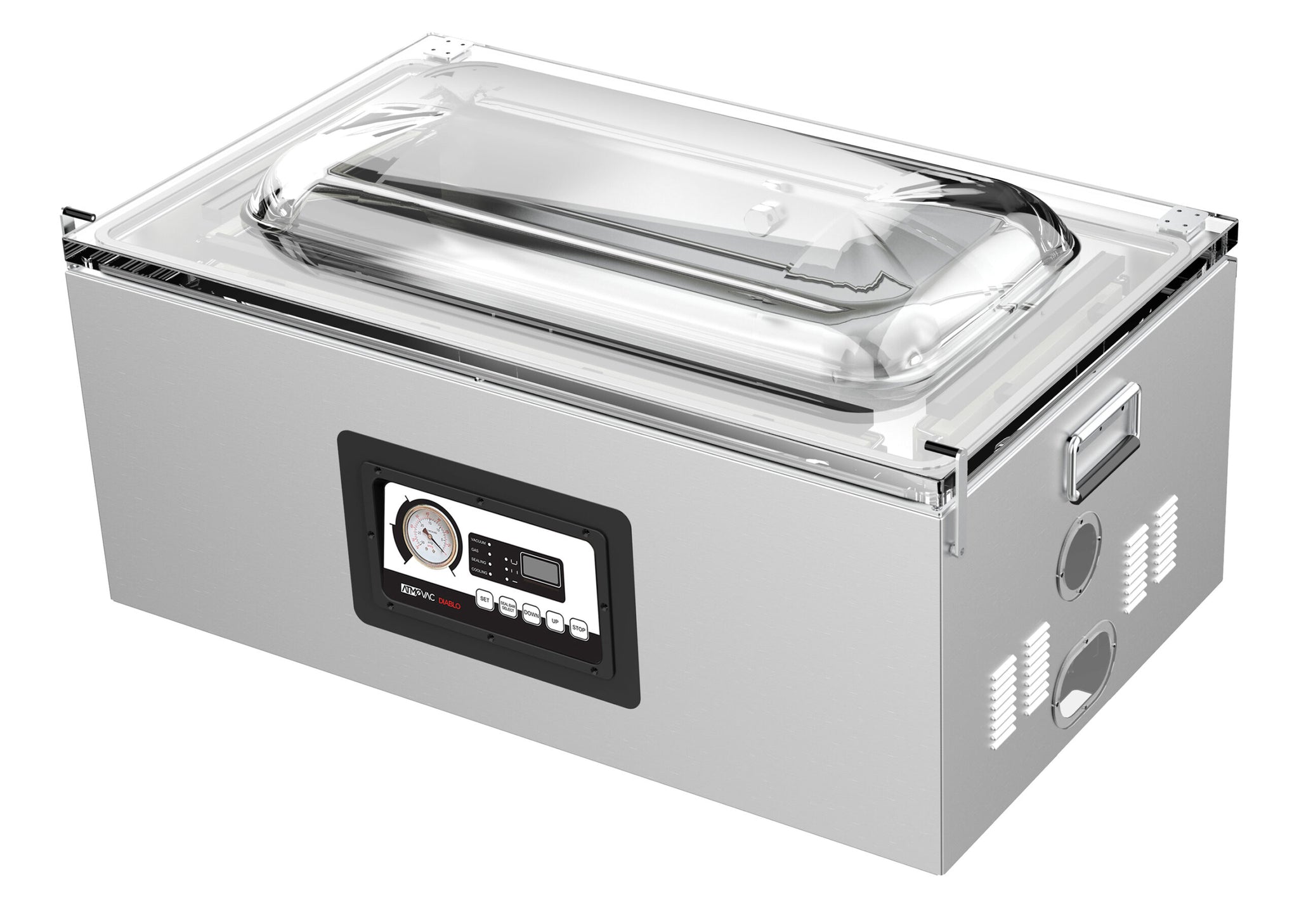 Eurodib Atmovac Counter Top Vacuum Machine 2x12'' + 1x27'' Seal Bars 110v (DIABLO12D27G)