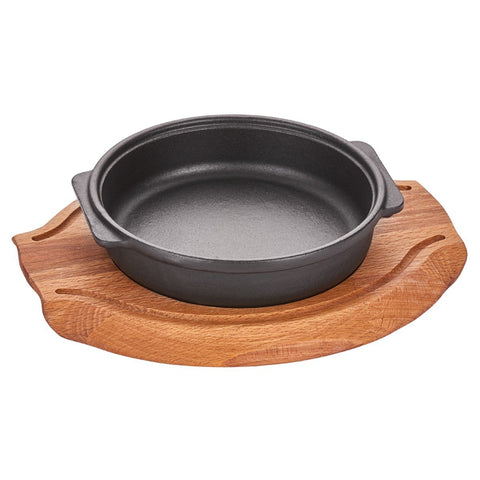 ABM Iron Cast Round Stew Pot 16cm + Trivet (A 120GV 16A)