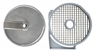 Eurodib Dito Sama, Dicing Set 10x10x10mm (10mm Aluminum Slicing Pressing Disc With 205mm Diam. And 10mm Grid) (650112)