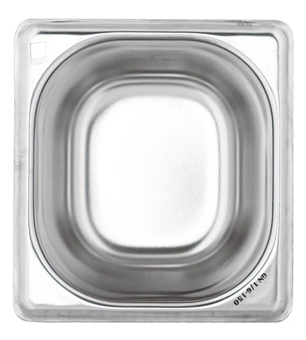 KAPP HS Gastro Food Pan 1/6 7x6.5" - 8" 31016200 (Pack of 20)