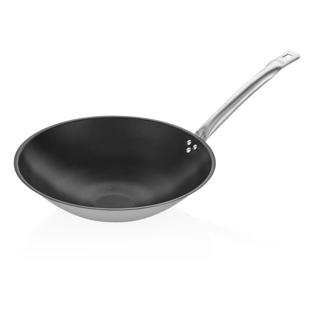 ABM Stainless Steel Round Induction Non Stick Coated Wok Pan 36cm (A 205N 36)