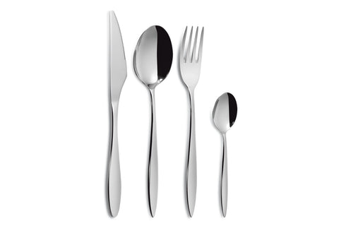 Comas 16 Pieces Table Top Mia 18/10 Stainless Steel 3mm Silver(8237)