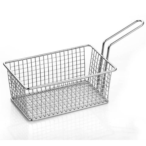 ABM Stainless Steel Deep Rectangle Serving Basket 20x12x8cm (A 020 02)