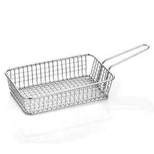 ABM Stainless Steel Rectangle Shallow Serving Basket 20x12x4cm (A 020 01)