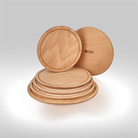 ABM Round Pizza Serving Board 55cm (A 100 55)