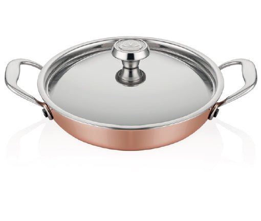 ABM Elite Multi Metal Copper Round 20cmDish +Lid (A 102YS 20K)
