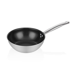 ABM Silver Star Non stick Wok Pan 26cm (A 106WK 26)