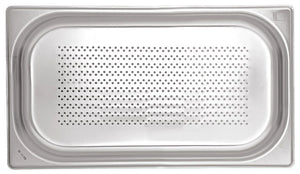 KAPP HS Gastro Perforated Food Pan 1/4 10.5x6.5" - 1.5" 30914040 (Pack of 30)