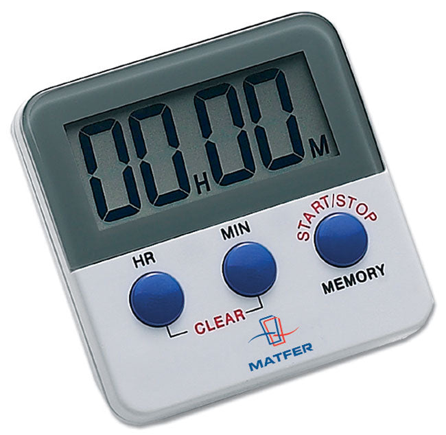 Matfer Bourgeat 20 Hour Digital Timer Magnet Back & Clip (250601)