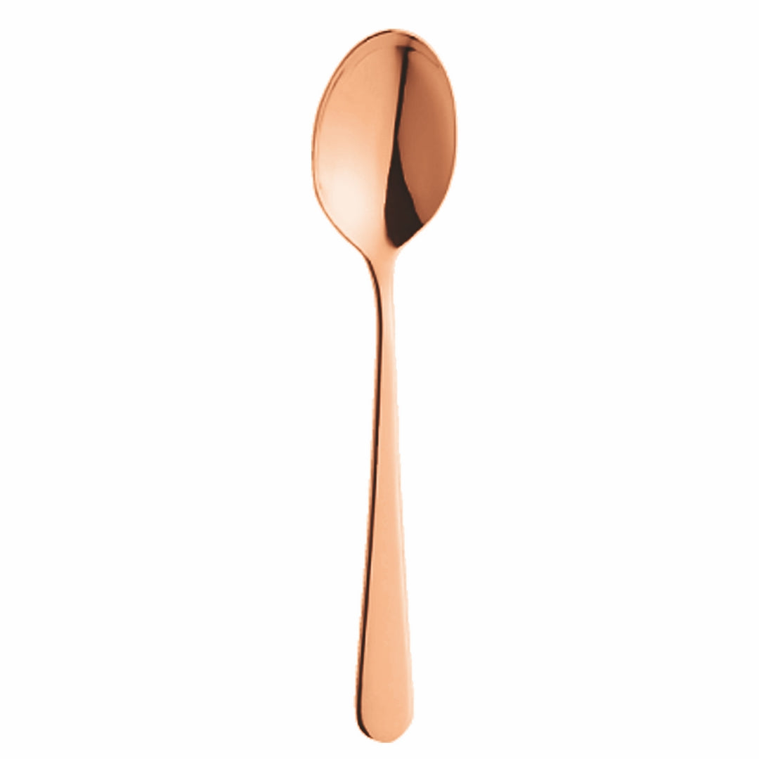 Us Size Table Spoon (Eu Dessert Spoon) Stoccolma Bronzo By Mepra (Pack of 12) 10711104B