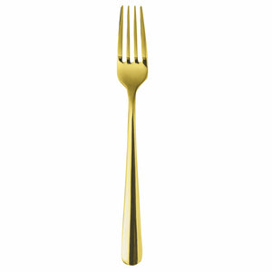 Stoccolma Salad Fork Oro By Mepra (Pack of 12) 10711105O